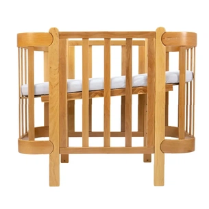 Ліжечко Ingvart трансформер Nika 60 з опускною боковинкою (60х94, 60х120) натуральне (3190031028) зображення 1