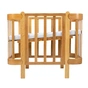 Ліжечко Ingvart трансформер Nika 60 з опускною боковинкою (60х94, 60х120) натуральне (3190031028) - зменшене зображення 1
