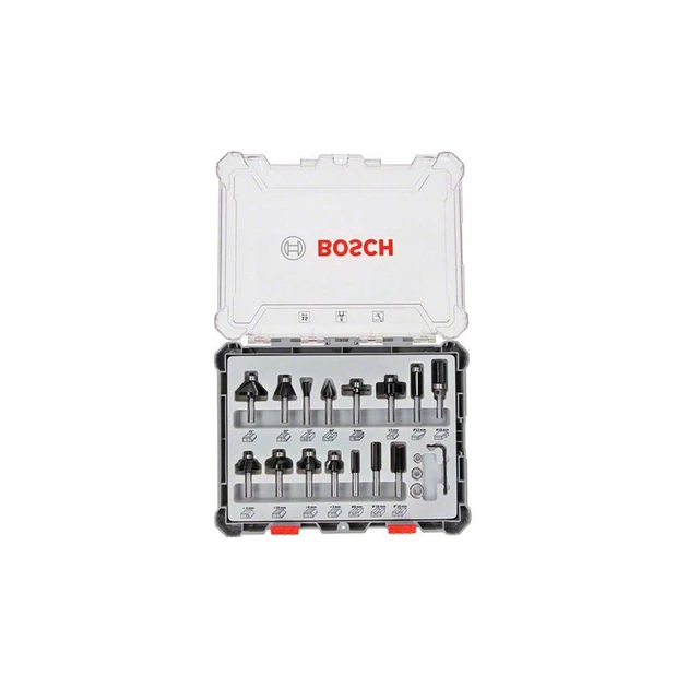 Набір фрез Bosch Professional комбінованих, 8мм, 15шт (2.607.017.472) - picture 1