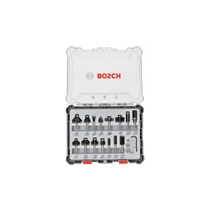 Набір фрез Bosch Professional комбінованих, 8мм, 15шт (2.607.017.472) зображення 1