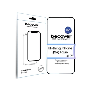 Скло захисне BeCover Nothing Phone Plus 10D Black (713576) зображення 1