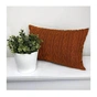 Подушка Прованс декоративна в'язана Коса цегляна 30х45 (4823093436848) - зменшене зображення 2