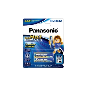 Батарейка AAA Evolta щелочная 2pcs Blister Panasonic (LR03EG/2B) изображение 1