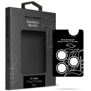 Скло захисне Armorstandart for Camera Supreme BI Apple iPhone 17 Pro / 17 Pro Max Transparent (ARM86441) зображення 1