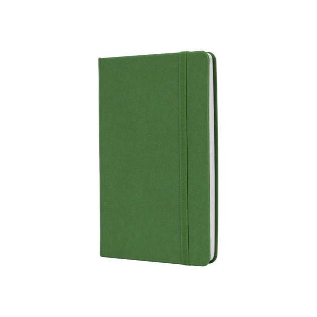 Книга записна Optima А5 MAGIC, тверда обкладинка, гумка, білий блок клітинка, зелений (O27102-04) - зображення 1