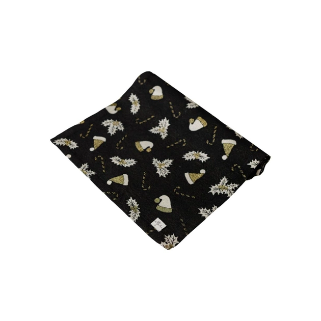 Доріжка на стіл Прованс Шапочки на чорному 40х140 см (036444) - picture 10