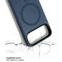 Чохол до мобільного телефона BeCover FIBRA ArcLine MagSafe Apple iPhone 17 Pro Blue (715382) - зменшене зображення 5