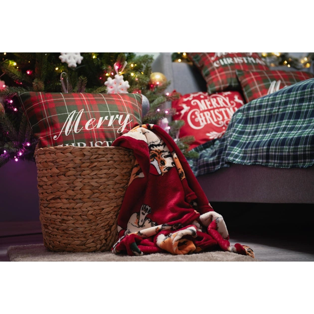 Плед Ardesto Christmas Flannel 160х200см, 100% поліестер, різдвяні коргі (ART0119PB) - picture 8