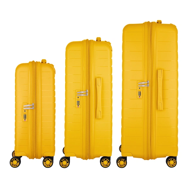 Набір валіз 2E Aero (L+M+S), бурштиново-жовті (2E-SPP-AERO-SET3-AY) - зображення 5
