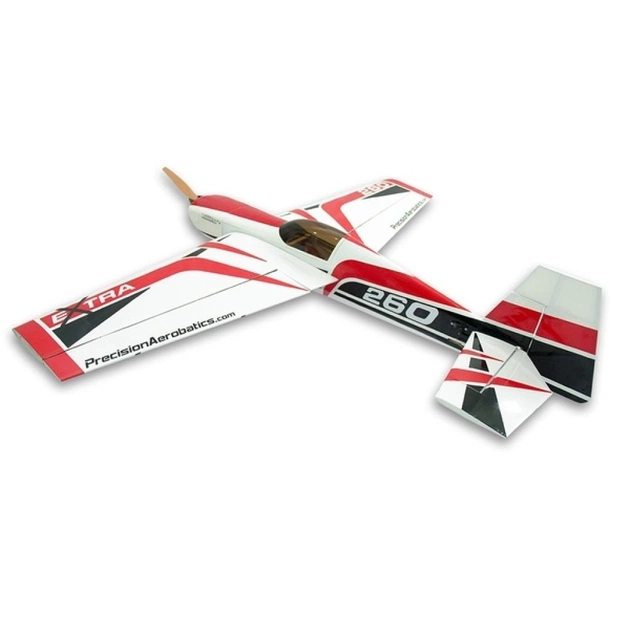 Радіокерована іграшка Precision Aerobatics Літак Extra 260 1219мм KIT (червоний) (PA-EXT-RED) - изображение 1