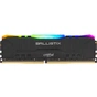 Модуль пам'яті для комп'ютера DDR4 32GB 3200 MHz Ballistix Black RGB Micron (BL32G32C16U4BL) - зменшене зображення 1