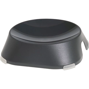 Посуд для котів Fiboo Flat Bowl миска з антиковзаючими накладками темно-сіра (FIB0094) зображення 1