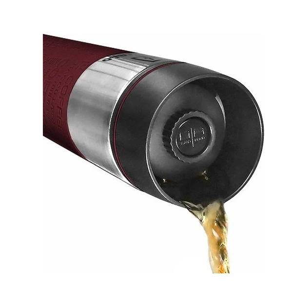 Термокружка Tavialo + 2 ущільнювальних кільця 420 мл Бордовий (190420103) - зображення 3