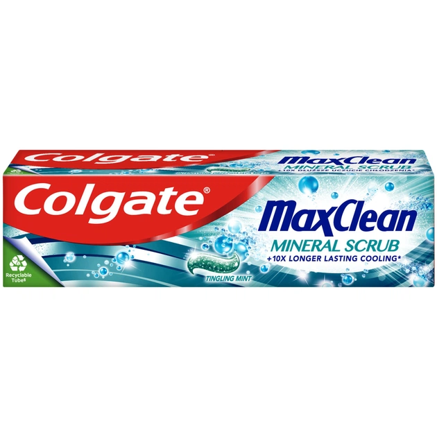 Зубна паста Colgate Max Clean Gentle Mineral Scrub Дбайливе очищення 75 мл (8718951327085) - picture 3