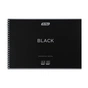 Альбом для рисования ZiBi А4 BLACK, 20 листов на пружине (ZB.1440-01) - уменьшенное изображение 1