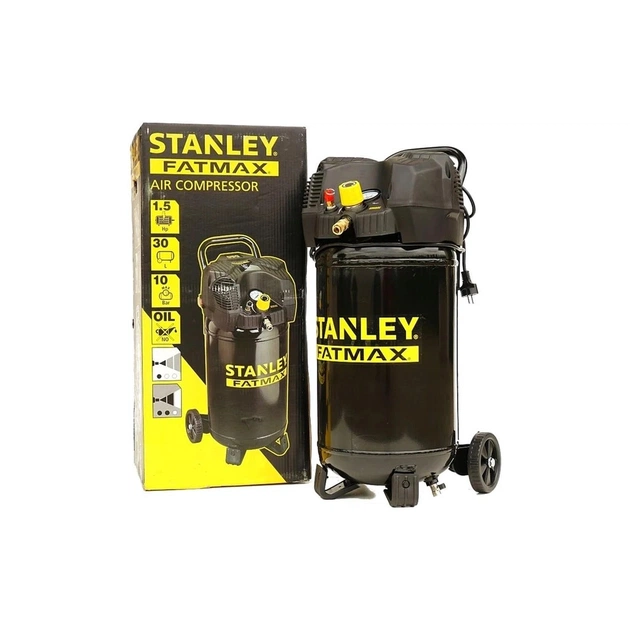 Компресор Stanley FATMAX FMXCM0001E, 180 л/хв, 1.1 кВт, 20,9 кг (FMXCM0001E) - изображение 8