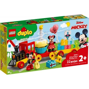 Конструктор LEGO DUPLO Святковий потяг Мікі та Мінні (10941) зображення 1