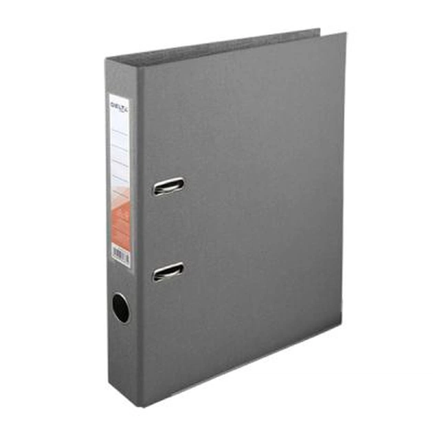 Папка - регистратор Delta by Axent double-sided PP 5 cм, assembled, gray (D1711-03C) - изображение 1