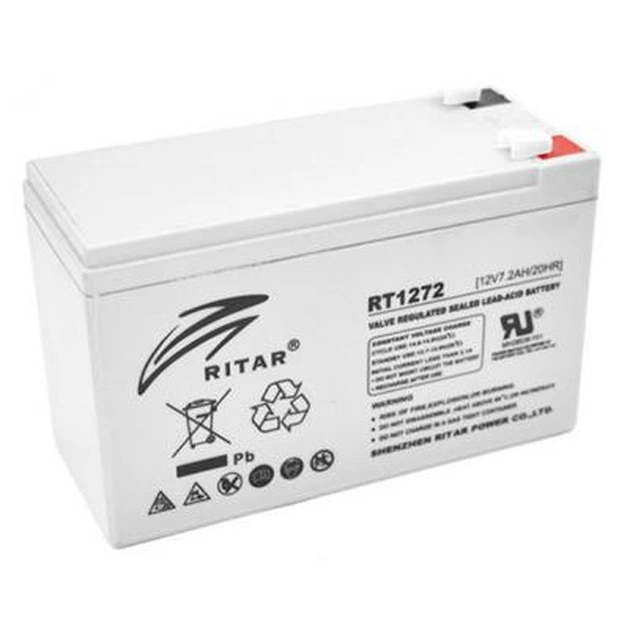 Батарея к ИБП Ritar AGM RT1272, 12V-7.2Ah (RT1272) - изображение 1
