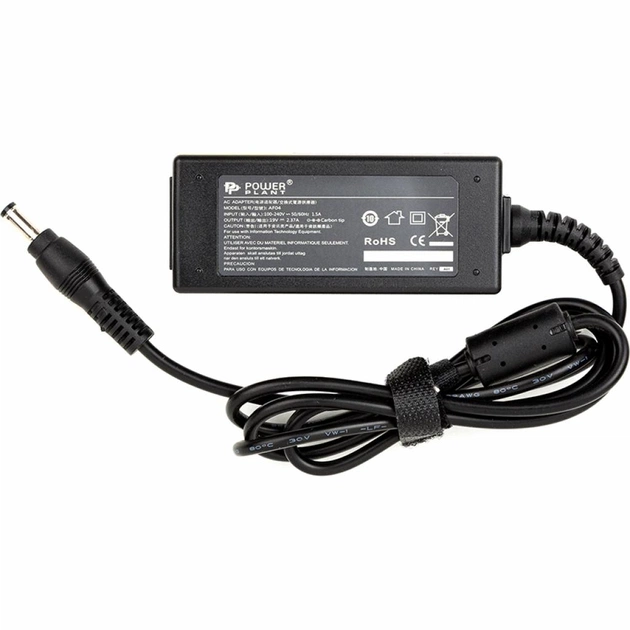 Блок питания к ноутбуку PowerPlant ACER 220V, 19V 45W 2.37A (5.5*2.1) (AC45F5521) - изображение 1