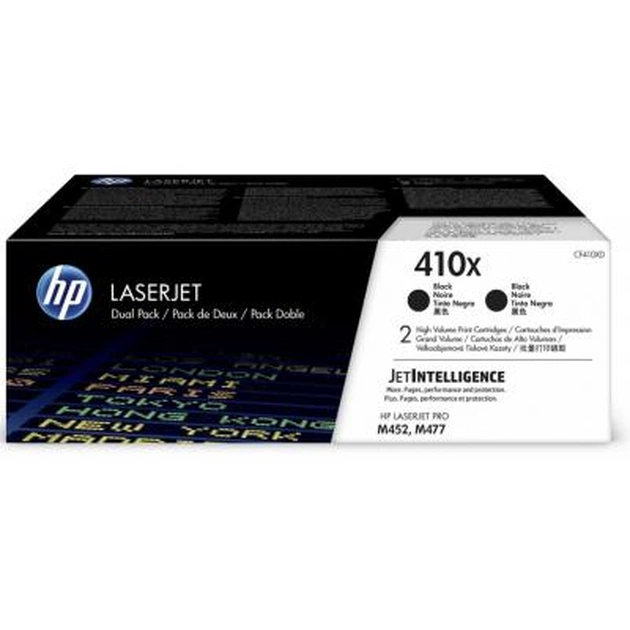 Картридж HP CLJ 410XD Black 2-pack (CF410XD) - зображення 1