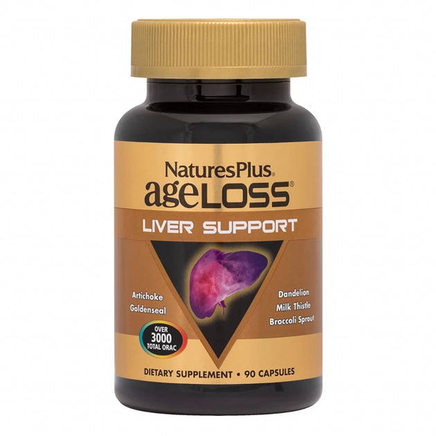 Витаминно-минеральный комплекс Natures Plus Комплекс для Поддержки Печени, Nature's Plus, 90 Капсул (NTP8009) - изображение 1