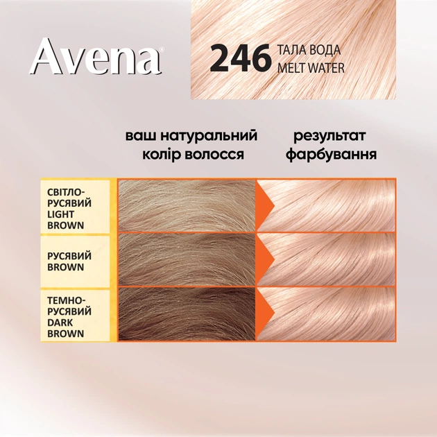 Фарба для волосся Acme Color Avena Blond Color Стійка 246 - Тала вода (4823115502452) - picture 5