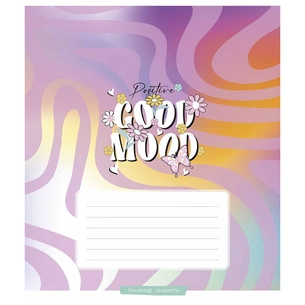Зошит Школярик Good mood 18 аркушів лінія (018-3504L) зображення 1