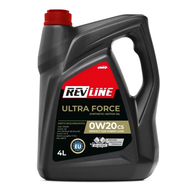 Моторна олива REVLINE ULTRA FORCE C5 0w20 4л (RUFC50204) - изображение 1