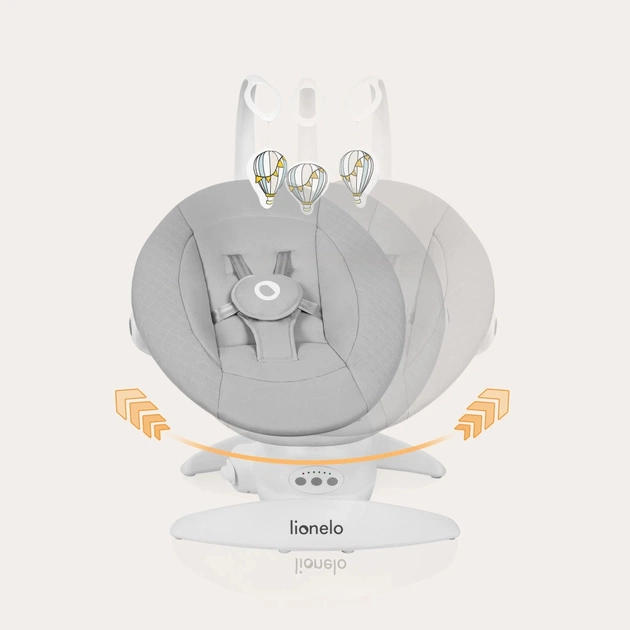 Крісло-гойдалка Lionelo Iris Grey concrete (LO-IRIS GREY CONCRETE) - picture 9