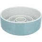 Посуд для собак Trixie Миска для повільного годування 450 мл/14 см (сіра/блакитна) (4011905245201) - зменшене зображення 1