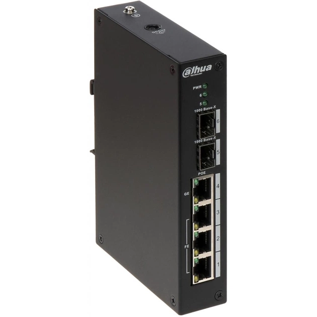 Комутатор мережевий Dahua DH-PFS4206-4P-120 - изображение 1