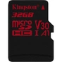 Карта пам'яті Kingston 32GB microSDHC class 10 UHS-I U3 (SDCR/32GBSP) - зменшене зображення 1