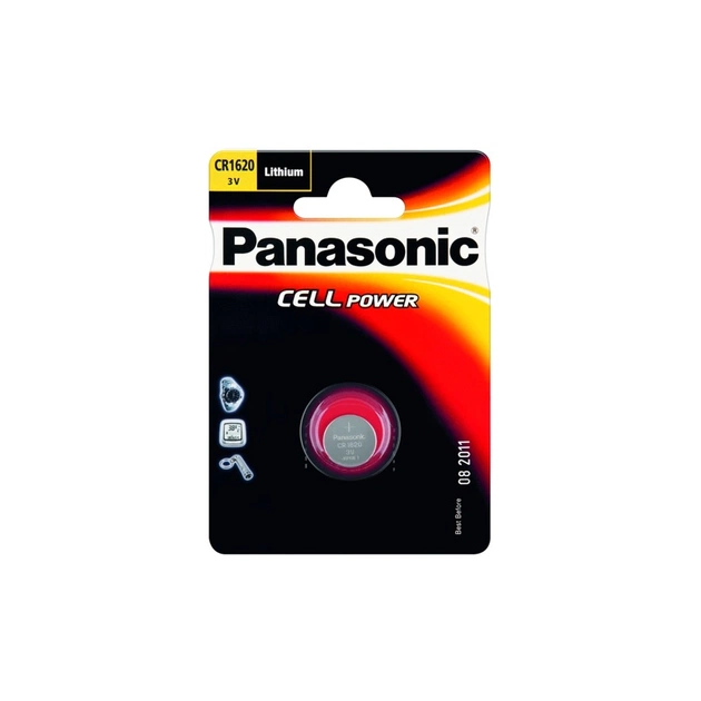 Батарейка Panasonic CR 1620 * 1 LITHIUM (CR-1620EL/1B) - изображение 1