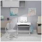 Парта зі стільцем Evo-kids (стол+стул+полка+лампа) Gray (BD-20 G) - зменшене зображення 3