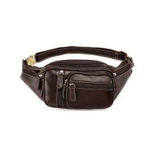 Сумка Vintage Поясна об'ємна чоловіча Коричнева (14860) зображення 1