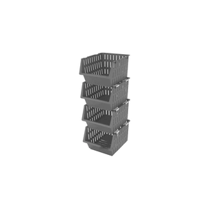 Кошик для зберігання Violet House 1021 Бамбу Antracite 4 шт. (1021 Бамбу Antracite Набор 4 шт) зображення 1