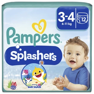 Підгузки Pampers для плавання Splashers Розмір 3-4 (6-11 кг) 12 шт (8001090698346) зображення 1