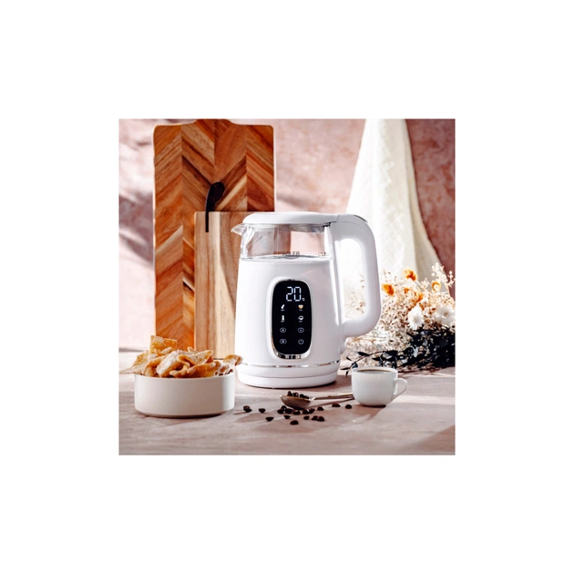 Електрочайник Adler AD 1305 white silver - picture 7