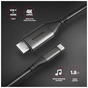 Кабель мультимедійний USB-C to HDMI M 1.8m black AXAGON (RVC-HI2MC) - зменшене зображення 3