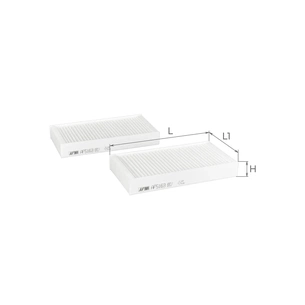 Фільтр салону ALPHA FILTER AF5163-2 зображення 1