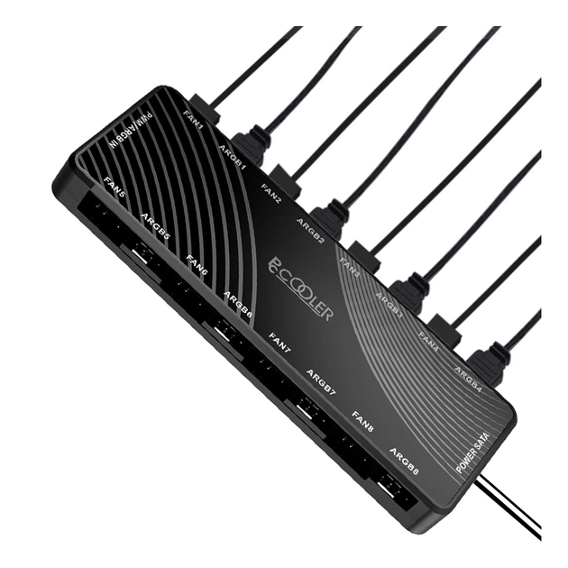 Модуль управління підсвічуванням PcCooler ARGB Hub-H01 - picture 6