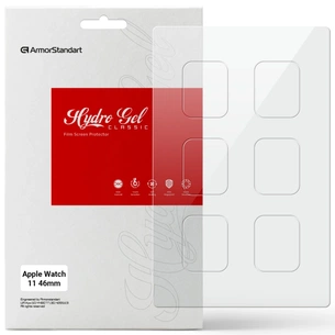 Плівка захисна Armorstandart hydrogel Apple Watch 11 46mm 6 pcs (ARM88734) зображення 1
