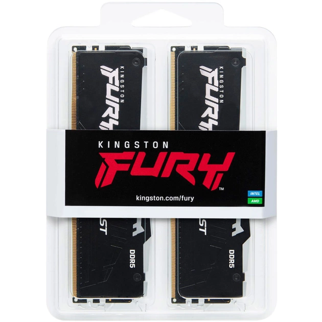 Модуль пам'яті для комп'ютера DDR5 64GB (2x32GB) 5200 MHz Beast RGB EXPO Black Kingston Fury (ex.HyperX) (KF552C40BB2AK2-64) - picture 7