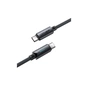 Дата кабель USB-C to USB-C 1.2m 60W nylon black Acefast (6974316284475) - зменшене зображення 3