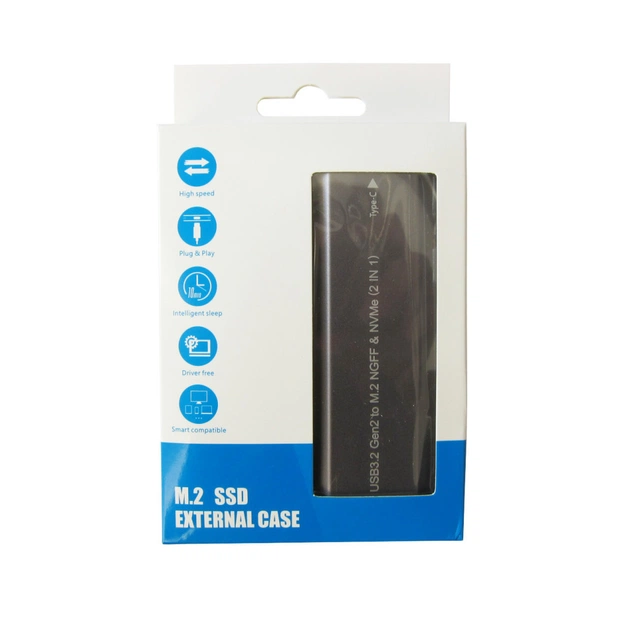 Кишеня зовнішня Dynamode M.2 SSD NVMe/SATA combo USB3.2 GEN2 USB-C (DM-CAD-SSD05) - picture 9