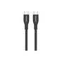 Дата кабель USB-C to USB-C 1.0m CC60SC10 60W Silicon Black Canyon (CNS-CC60SC10B) - зменшене зображення 2