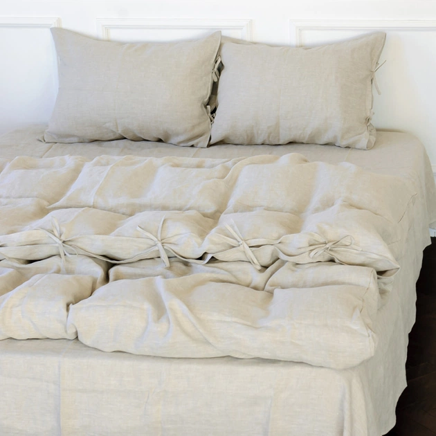 Постельное белье MirSon Лен Grey sky 175х210 (2200005371091) - изображение 3