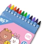 Олівці кольорові Yes Line Friends воскові 12 шт (590141) - зменшене зображення 3