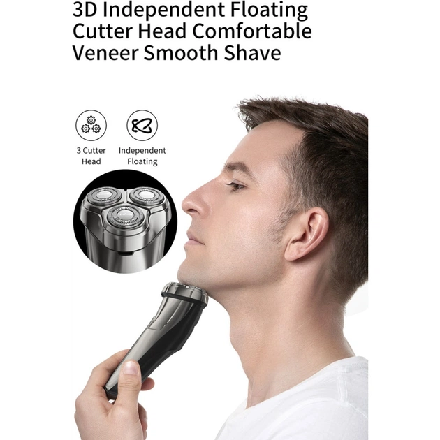 Електробритва Xiaomi Enchen Steel 3S Black/Gold - зображення 6